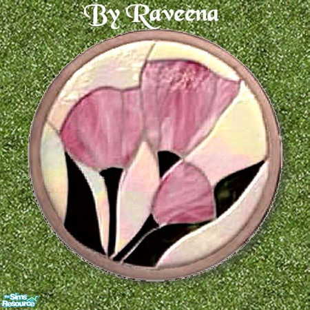 Sims 2 — Stepping Stone - Flower 3 by Raveena — Part of the Garden Stepping Stone set. Find it in Build Mode. You will