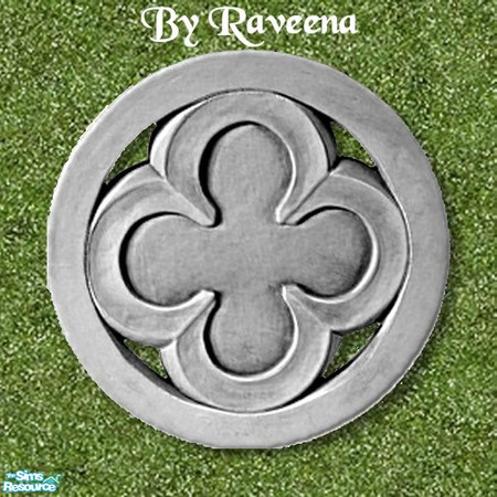Sims 2 — Stepping Stone - Clover by Raveena — Part of the Garden Stepping Stone set. Find it in Build Mode. You will need