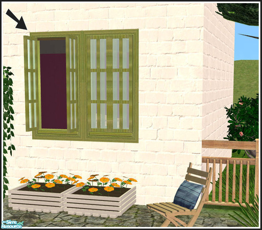 Sims 2 — Steffor @ Avalon windows - small window - open by mirake — 