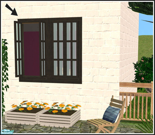 Sims 2 — Steffor @ Avalon windows - small window - open by mirake — 