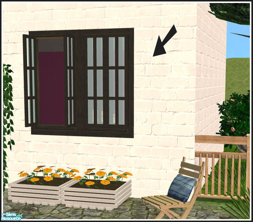 Sims 2 — Steffor @ Avalon windows - small window - closed  by mirake — 