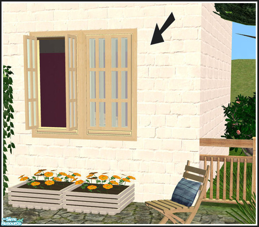 Sims 2 — Steffor @ Avalon windows - small window - closed  by mirake — 