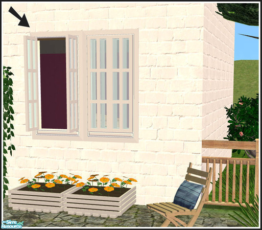 Sims 2 — Steffor @ Avalon windows - small window - open by mirake — 
