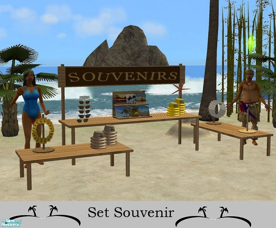 Sims 2 — Souvenir by marilu — Deko for BV
