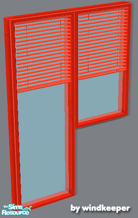 Sims 2 — HM blinds 3 by Windkeeper — Will fit Helios Maxis windows by me and also matching windows that come with OFB.
