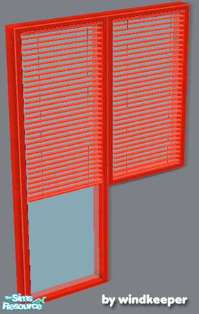 Sims 2 — HM blinds 2 by Windkeeper — Will fit Helios Maxis windows by me and also matching windows that come with OFB.