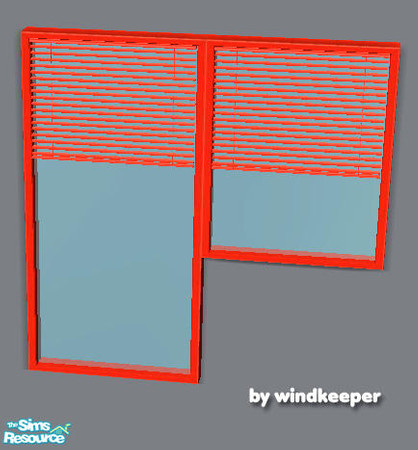 Sims 2 — HM blinds 3 diagonal by Windkeeper — Diagonal version of "HM blinds 3" from this set, requires that