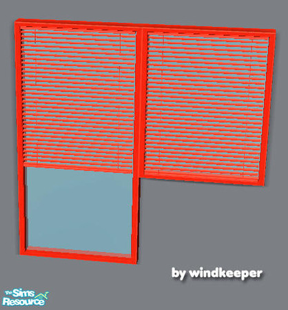 Sims 2 — HM blinds 2 diagonal by Windkeeper — Diagonal version of "HM blinds 2" from this set, requires that