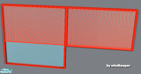 Sims 2 — HM 2-tile blinds 2 diagonal by Windkeeper — Diagonal version of "HM 2-tile blinds 2" from this set,