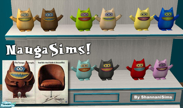 Sims 2 — NaugaSims! by Shannanigan — He may be Ugly... but he has a beautiful hide! LOL! This crazy critter is a owed to