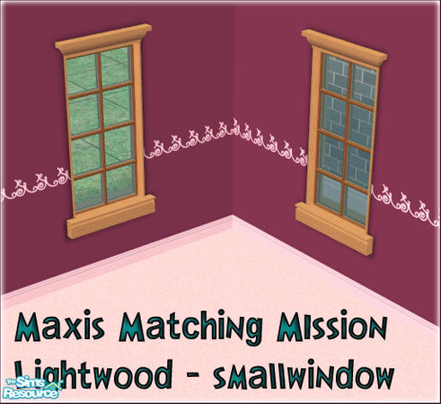 Sims 2 — Mission-Lightwood-Small-Window by sww — Open for business required. *TSRAA*