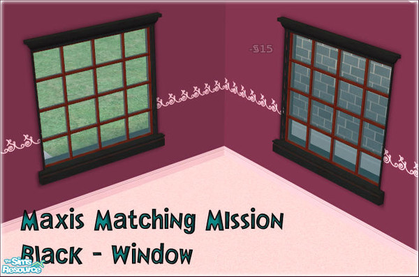 Sims 2 — Mission-Black-Window by sww — Open for business required. *TSRAA*
