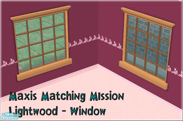 Sims 2 — Mission-Lightwood-Window by sww — Open for business required. *TSRAA*