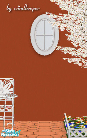 Sims 2 — Waterfront privacy window - frosted glas by Windkeeper — Frosted glass recolor for Waterfront privacy window