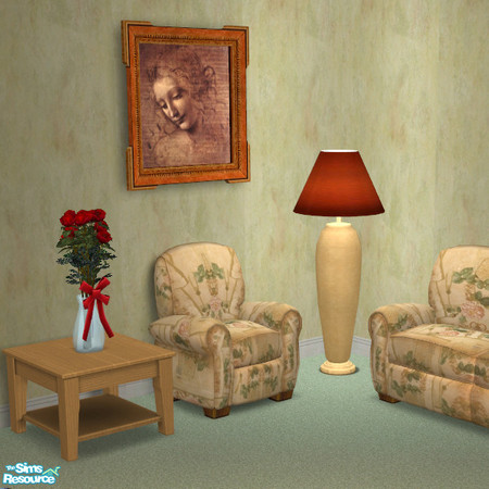 Sims 2 — Well Rounded Floor Lamp MESH by DOT — Well Rounded Floor Lamp MESH. Lamps Well Rounded, with shades in Brown,