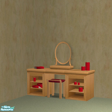 Sims 2 — Wall System Vanity MESH by DOT — Wall System Vanity MESH Comes in 3 in-game matching colors. Sims 2 by DOT of