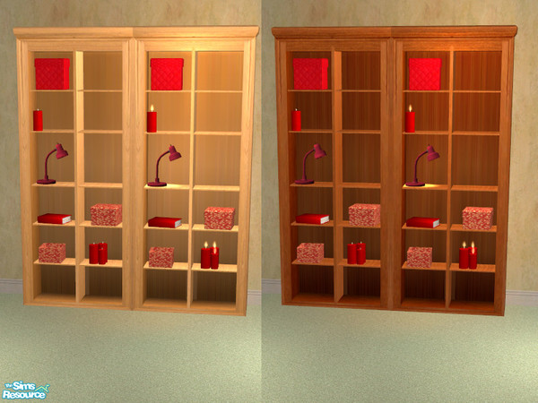 Sims 2 — Light Wall System 1 MESH by DOT — Light Wall System1 MESH Includes both Lightwood and Redwood colors. Candle