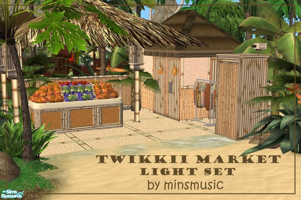 Sims 2 — TwikkiMarket Light Set by minsmusic — 