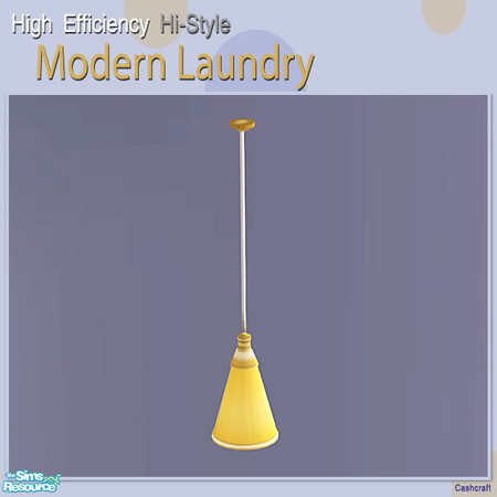 Sims 2 — Modern Laundry Extras - Lighting Alloy by Cashcraft — Now that you\'ve installed a \"Hi-Efficiency Washer