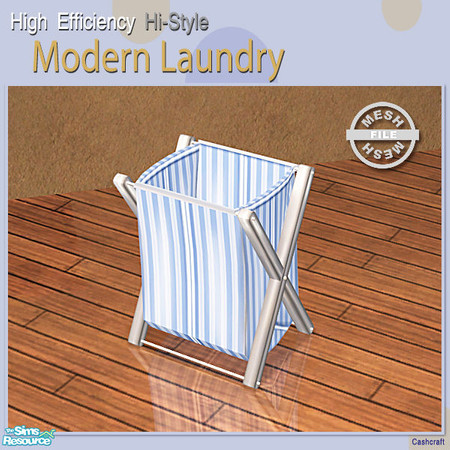Sims 2 — Modern Laundry Extras - Hamper Mesh by Cashcraft — Now that you\'ve installed a \"Hi-Efficiency Washer and