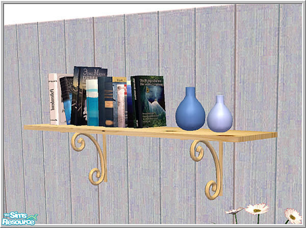 Sims 2 — princess-blue - B43 Bookshelf Princess Blue by Birgit43 — 
