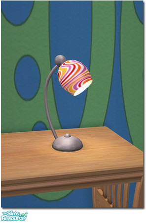 Sims 2 — Table Lamp A - New Mesh by NoFrills — A modern table lamp, good for placing on desk.