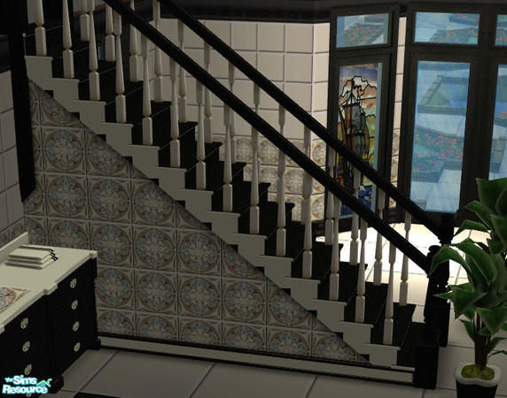 Sims 2 — Early Spring Bath - Stairs by Omi — Part of my Early Spring Bathroom. Have fun :) 