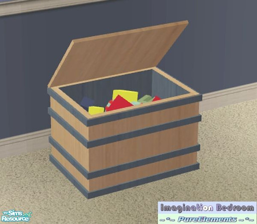 Sims 2 — Imagination Bedroom - Toybin by SaeraMaples — A place for your Sim children to grow and learn.