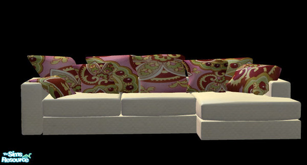 Sims 2 — Corner sofa - cushion by Sophel21 — this set will add 6 new cushion colors and 7 new sofa fabrics to cassandres