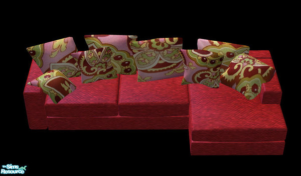 Sims 2 — Corner sofa - sofa fabric by Sophel21 — this set will add 6 new cushion colors and 7 new sofa fabrics to