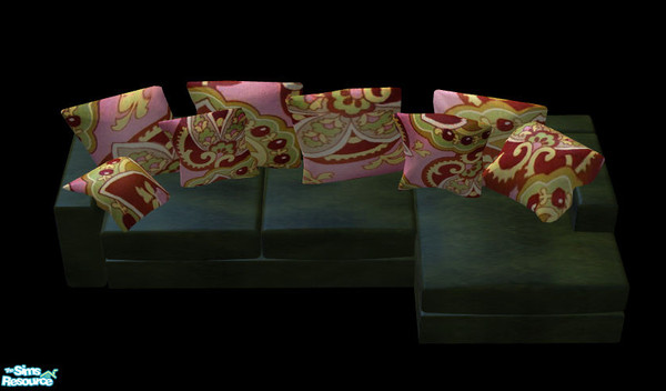 Sims 2 — Corner sofa - sofa fabric by Sophel21 — this set will add 6 new cushion colors and 7 new sofa fabrics to