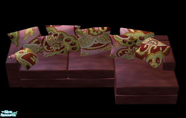 Sims 2 — Corner sofa - sofa fabric by Sophel21 — this set will add 6 new cushion colors and 7 new sofa fabrics to