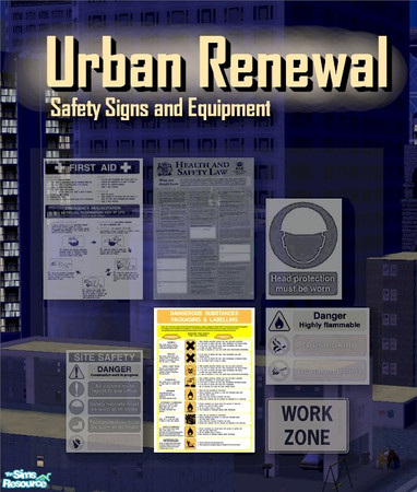 Sims 2 — Hazardous Chemicals poster by Cyclonesue — A wall poster for your lots. TSRAA item - enjoy!