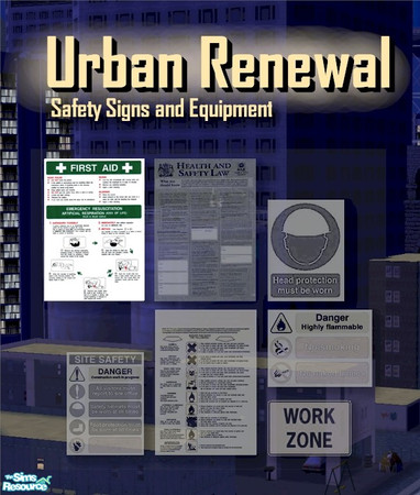 Sims 2 — First Aid Poster by Cyclonesue — A wall poster for your lots. TSRAA item - enjoy!