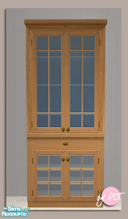 Sims 2 — Light Hutch MESH by DOT — Light Hutch MESH Light Up Upper Hutch and matching room set. 3 in-game matching