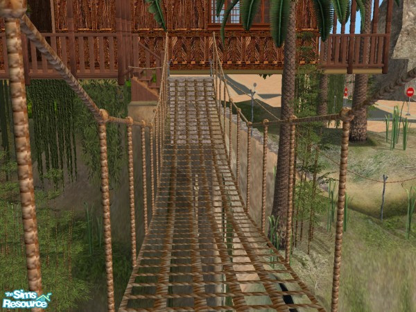 Sims 2 — Rope Netting by Cyclonesue — Some rope netting flooring. For best results, misshape your floor with the CFE