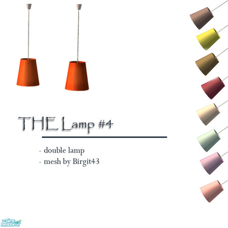Sims 2 — The Lamp 4 by Sophel21 — colorful living - with these doublelamps its possible. the hanging lamps req. great