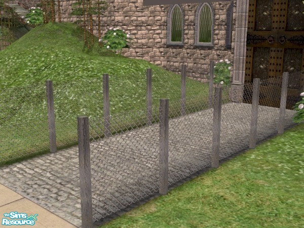 Sims 2 — Chickenwire Fence (Small) by Cyclonesue — Small chickenwire fence. TSRAA item.