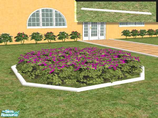 Sims 2 — Tubular Fence in silver by chrissy6930 — Recolor of Cyclonesue's Tubular Fence in silver. Wallpaper by DOT. 