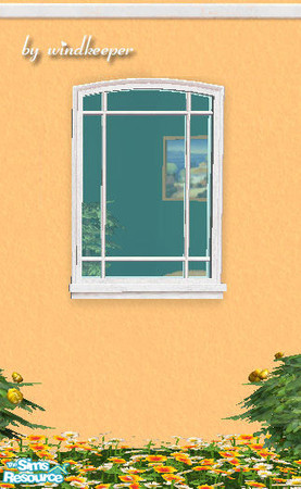 Sims 2 — Belangie window by Windkeeper — Uses all the colors of Maxis Lafenetre window.