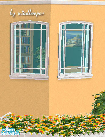 Sims 2 — Belangie window diagonal by Windkeeper — Diagonal version of "Belangie window" from this set.