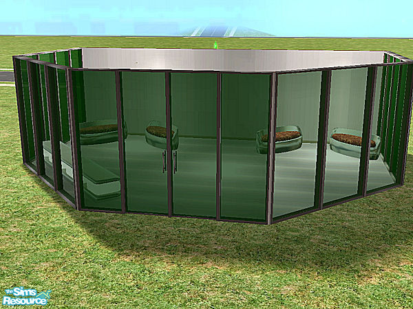 Sims 2 — Helios Door - dark metal frame by chrissy6930 — UPDATED 09-18: Windkeeper's Helios Doors and Windows set