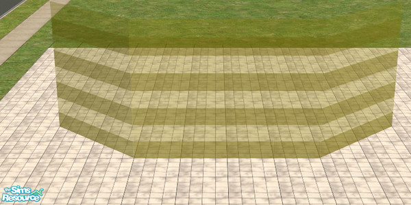 Sims 2 — yellow-stripes2 by sww — *TSRAA* you will need windkeeper's Frameless Glass meshes for this to work. 