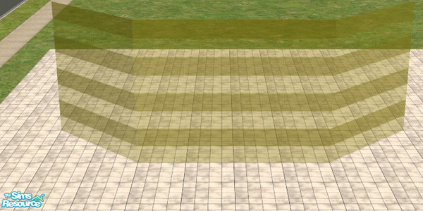 Sims 2 — yellow-stripes1 by sww — *TSRAA* you will need windkeeper's Frameless Glass meshes for this to work. 
