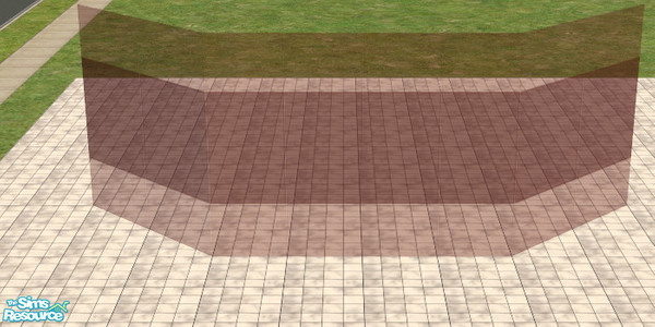 Sims 2 — red-middle by sww — *TSRAA* you will need windkeeper's Frameless Glass meshes for this to work. 