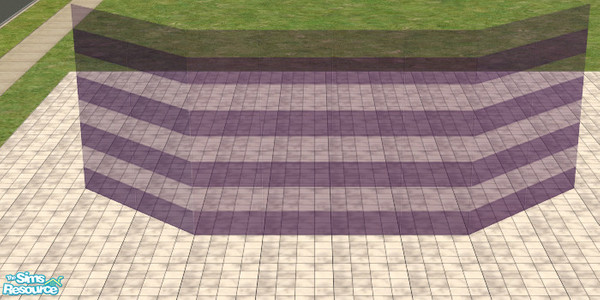 Sims 2 — Purple stripes2 by sww — *TSRAA* you will need windkeeper's Frameless Glass meshes for this to work. 
