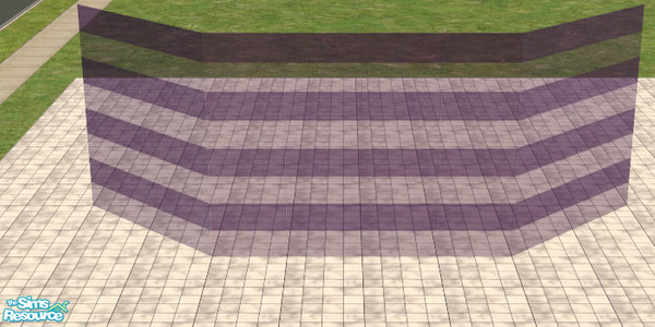 Sims 2 — purple-stripes1 by sww — *TSRAA* you will need windkeeper's Frameless Glass meshes for this to work. 