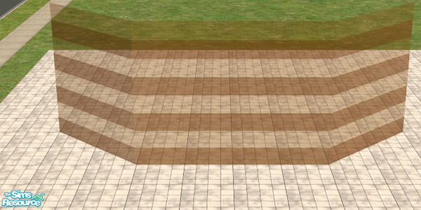 Sims 2 — orange-stripes2 by sww — *TSRAA* you will need windkeeper's Frameless Glass meshes for this to work. 