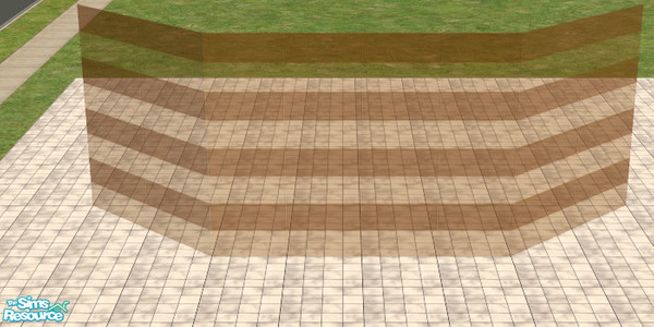 Sims 2 — orange-stripes1 by sww — *TSRAA* you will need windkeeper's Frameless Glass meshes for this to work. 