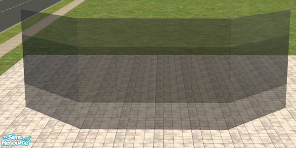 Sims 2 — Black-middle by sww — *TSRAA* you will need windkeeper's Frameless Glass meshes for this to work. 